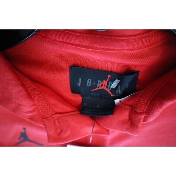Jordan DQ7910-657 Women's Sz Medium Red Short Sleeve Polo Shirt - Picture 3 of 10